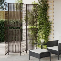 Sonata H Параван за стая, 4 панела, кафяв, полиратан - Electrocasnice și accesorii pentru living