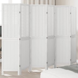 Sonata H Разделител за стая, 6 панела, бял, дърво пауловния масив - Electrocasnice și accesorii pentru living