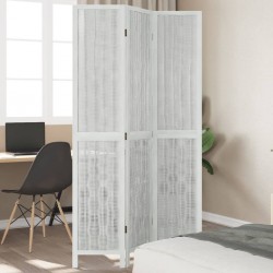 Sonata H Разделител за стая, 3 панела, бял, дърво пауловния масив - Electrocasnice și accesorii pentru living