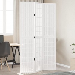 Sonata H Разделител за стая, 3 панела, бял, дърво пауловния масив - Electrocasnice și accesorii pentru living