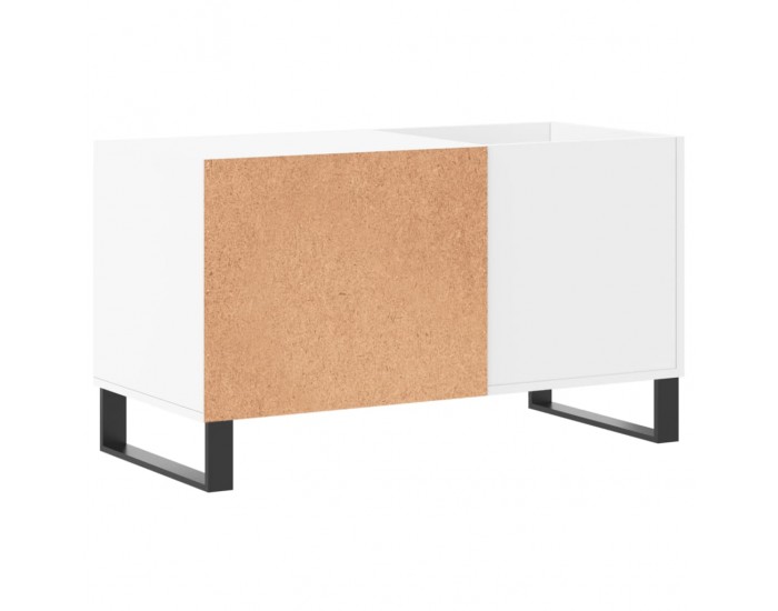 Sonata H Шкаф за грамофонни плочи бял 85x38x48 см инженерно дърво