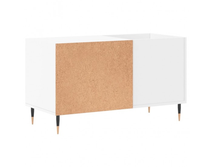 Sonata H Шкаф за грамофонни плочи бял 85x38x48 см инженерно дърво