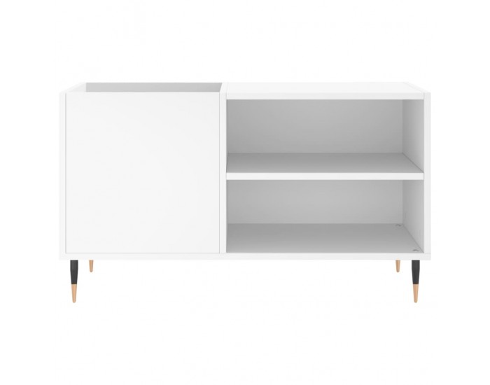Sonata H Шкаф за грамофонни плочи бял 85x38x48 см инженерно дърво