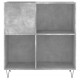 Sonata H Шкаф за грамофонни плочи сив 84,5x38x89 см инженерно дърво