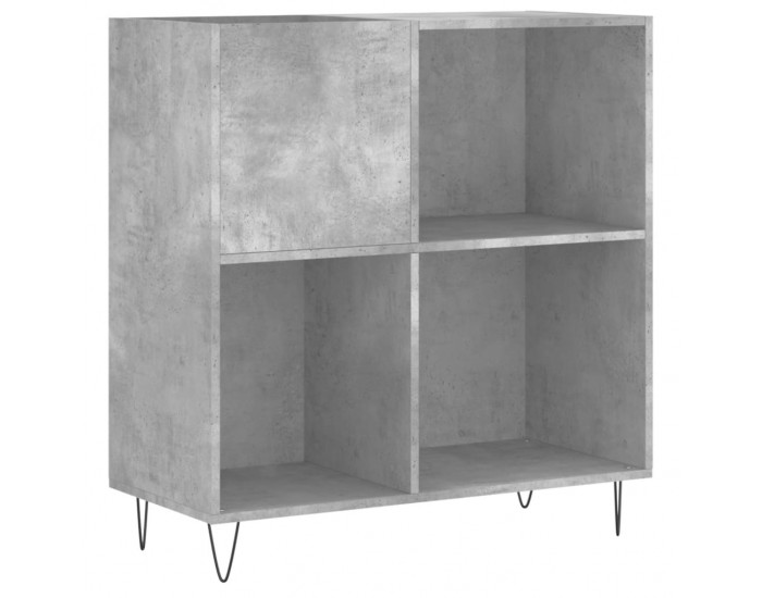 Sonata H Шкаф за грамофонни плочи сив 84,5x38x89 см инженерно дърво