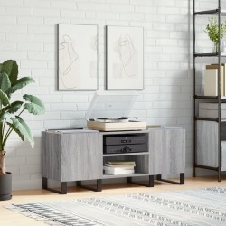 Sonata H Шкаф за винилови плочи сив сонома 121x38x48 см инженерно дърво - Comode TV