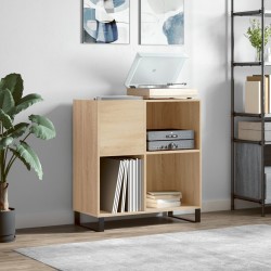 Sonata H Шкаф за винилови плочи сонома дъб 84,5x38x89 см инженерно дърво - Comode TV
