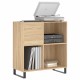 Sonata H Шкаф за винилови плочи сонома дъб 84,5x38x89 см инженерно дърво