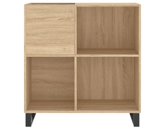 Sonata H Шкаф за винилови плочи сонома дъб 84,5x38x89 см инженерно дърво