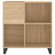 Sonata H Шкаф за винилови плочи сонома дъб 84,5x38x89 см инженерно дърво