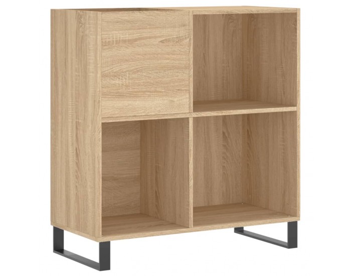 Sonata H Шкаф за винилови плочи сонома дъб 84,5x38x89 см инженерно дърво