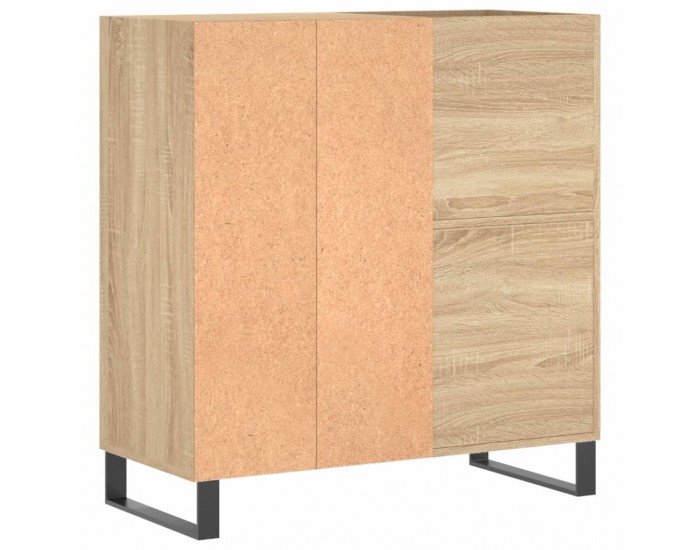 Sonata H Шкаф за винилови плочи сонома дъб 84,5x38x89 см инженерно дърво