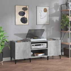 Sonata H Шкаф за грамофонни плочи сив 121x38x48 см инженерно дърво - Comode TV