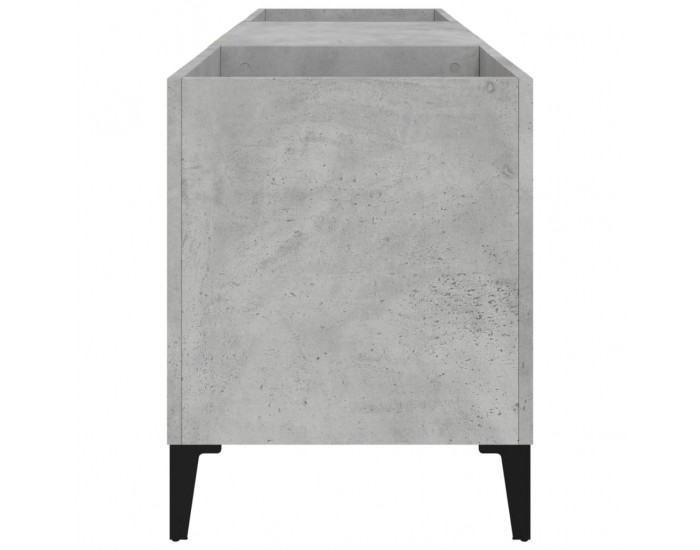 Sonata H Шкаф за грамофонни плочи сив 121x38x48 см инженерно дърво