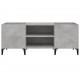 Sonata H Шкаф за грамофонни плочи сив 121x38x48 см инженерно дърво