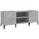 Sonata H Шкаф за грамофонни плочи сив 121x38x48 см инженерно дърво