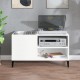 Sonata H Шкаф за грамофонни плочи бял 84,5x38x48 см инженерно дърво