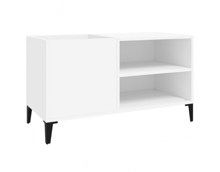 Sonata H Шкаф за грамофонни плочи бял 84,5x38x48 см инженерно дърво