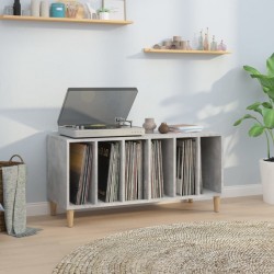 Sonata H Шкаф за винилови плочи бетонно сив 100x38x48 см инженерно дърво - Comode TV