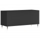 Sonata H Шкаф за грамофонни плочи черен 100x38x48 см инженерно дърво
