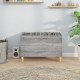 Sonata H Шкаф за винилови плочи сив сонома 74,5x38x48 см инженерно дърво