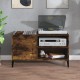 Sonata H Шкаф за винилови плочи опушен дъб 84,5x38x48 см инженерно дърво