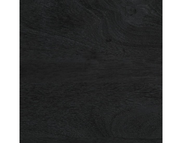 Sonata H Сайдборд, черен, 80x33x75 см, инженерно дърво
