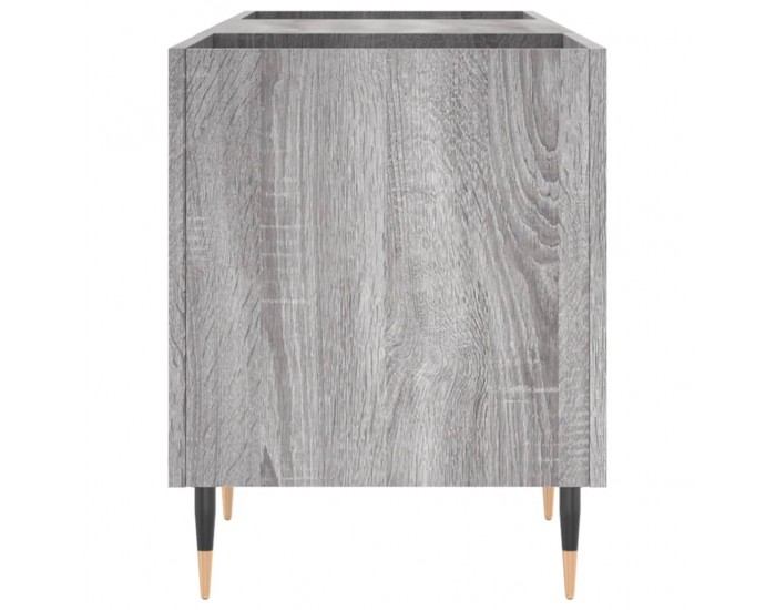 Sonata H Шкаф за винилови плочи сив сонома 121x38x48 см инженерно дърво