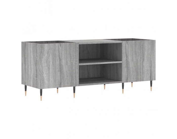 Sonata H Шкаф за винилови плочи сив сонома 121x38x48 см инженерно дърво