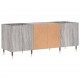 Sonata H Шкаф за винилови плочи сив сонома 121x38x48 см инженерно дърво