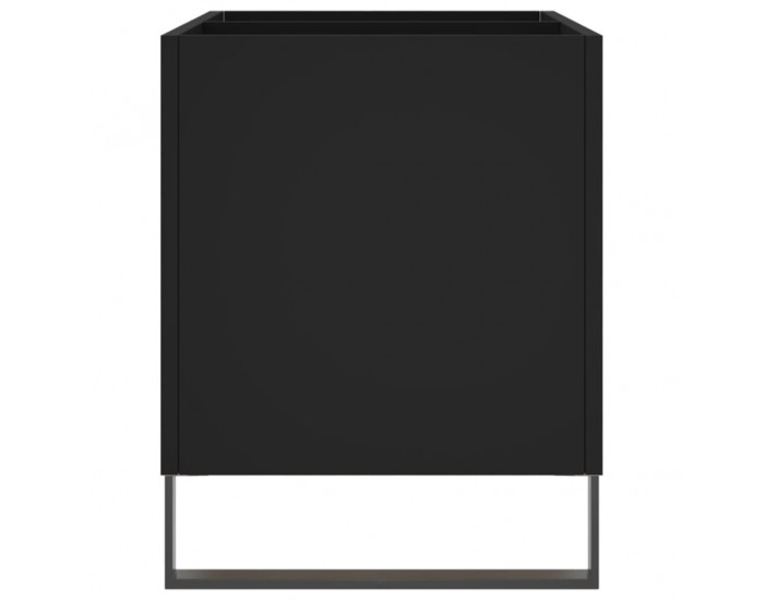 Sonata Dulap pentru discuri, negru, 74,5x38x48 cm, lemn prelucrat