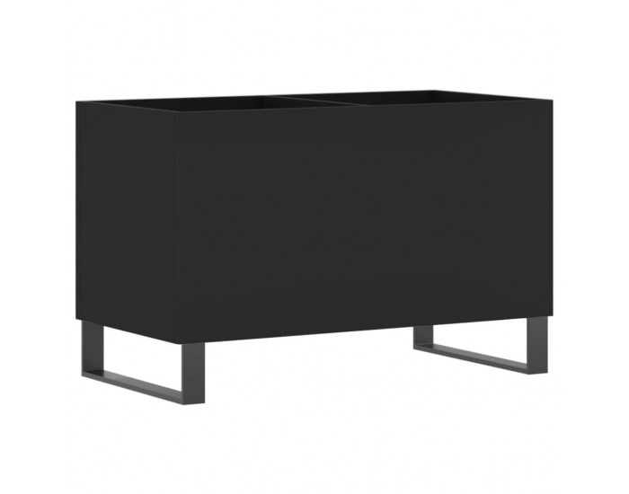 Sonata Dulap pentru discuri, negru, 74,5x38x48 cm, lemn prelucrat