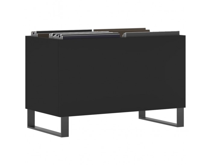 Sonata Dulap pentru discuri, negru, 74,5x38x48 cm, lemn prelucrat