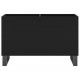 Sonata Dulap pentru discuri, negru, 74,5x38x48 cm, lemn prelucrat