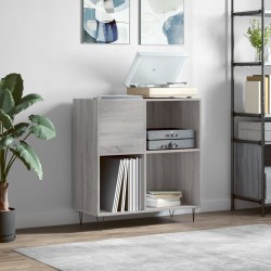 Sonata H Шкаф за винилови плочи сив сонома 84,5x38x89 см инженерно дърво - Comode TV