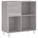 Sonata H Шкаф за винилови плочи сив сонома 84,5x38x89 см инженерно дърво