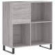 Sonata H Шкаф за винилови плочи сив сонома 84,5x38x89 см инженерно дърво