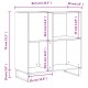 Sonata H Шкаф за винилови плочи сив сонома 84,5x38x89 см инженерно дърво