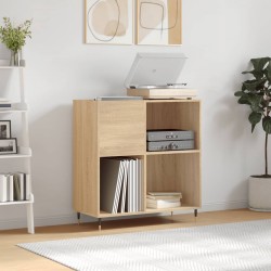 Sonata H Шкаф за винилови плочи сонома дъб 84,5x38x89 см инженерно дърво - Comode TV