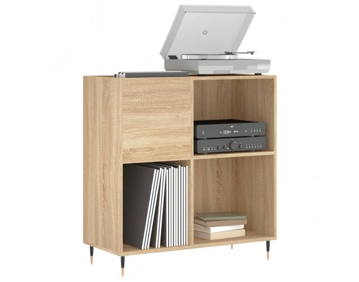 Sonata H Шкаф за винилови плочи сонома дъб 84,5x38x89 см инженерно дърво