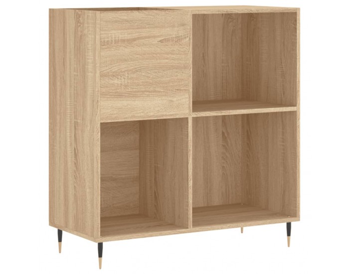Sonata H Шкаф за винилови плочи сонома дъб 84,5x38x89 см инженерно дърво