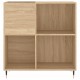 Sonata H Шкаф за винилови плочи сонома дъб 84,5x38x89 см инженерно дърво