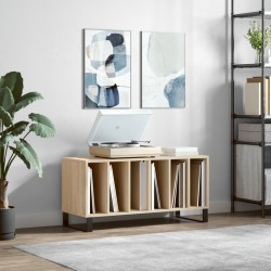 Sonata H Шкаф за винилови плочи сонома дъб 100x38x48 см инженерно дърво - Comode TV