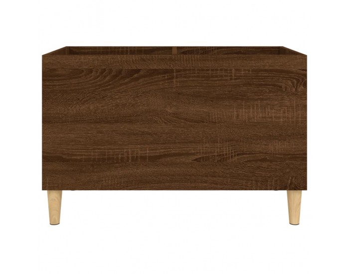 Sonata H Шкаф за винилови плочи кафяв дъб 74,5x38x48 см инженерно дърво