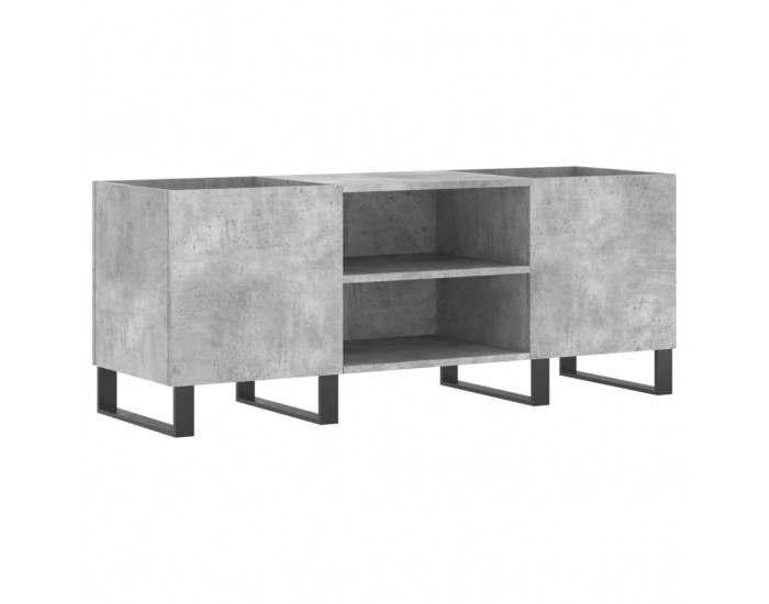 Sonata H Шкаф за грамофонни плочи сив 121x38x48 см инженерно дърво