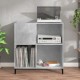 Sonata H Шкаф за грамофонни плочи сив 84,5x38x89 см инженерно дърво
