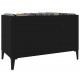 Sonata Dulap pentru discuri, negru, 74,5x38x48 cm, lemn prelucrat