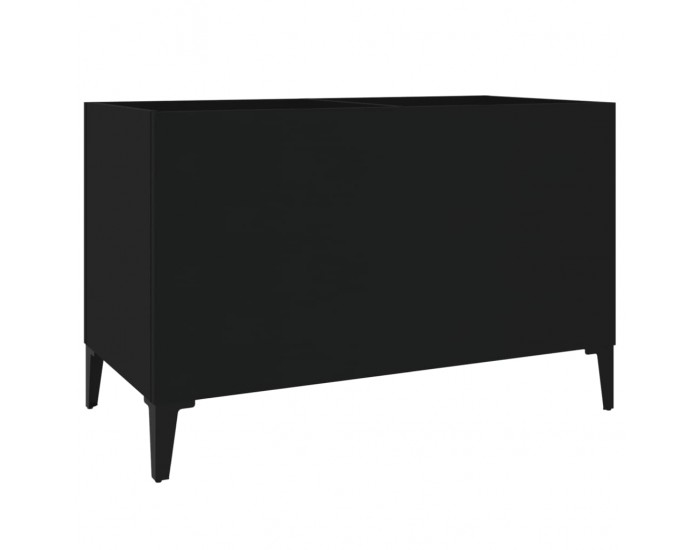 Sonata Dulap pentru discuri, negru, 74,5x38x48 cm, lemn prelucrat