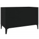 Sonata Dulap pentru discuri, negru, 74,5x38x48 cm, lemn prelucrat