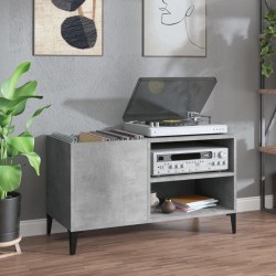 Sonata H Шкаф за грамофонни плочи сив 84,5x38x48 см инженерно дърво - Comode TV